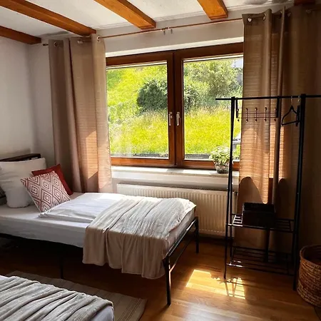 Fireside-apartment-8 Betten-kamin-terrace Landshut